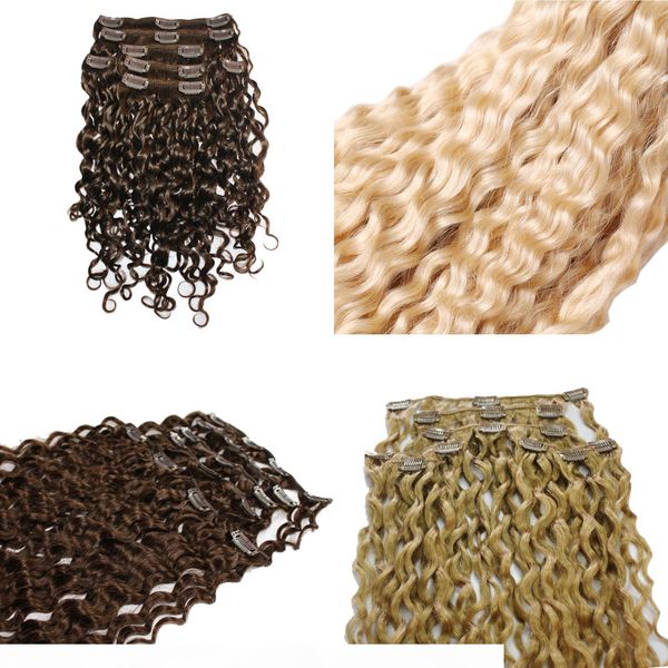 12"-28" grade 10a 8pcs 100g 120g full head deep curly clip in human hair extensions deep wave black brown blonde
12"-28" grade 10a 8pcs 100g 120g full head deep curly clip in human hair extensions deep wave black brown blonde
