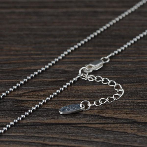 fnj 1.5mm round ball chain necklaces 925 silver 40cm to 60cm original s925 thai silver women necklace
fnj 1.5mm round ball chain necklaces 925 silver 40cm to 60cm original s925 thai silver women necklace