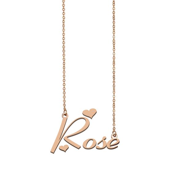 rose name necklace custom nameplate pendant for women girls birthday gift kids friends jewelry 18k gold plated stainless steel, Silver
rose name necklace custom nameplate pendant for women girls birthday gift kids friends jewelry 18k gold plated stainless steel, Silver