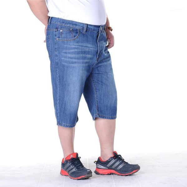 new arrival men's summer leisure high waist jeans shorts elastic cotton trousers super large male size36-40 41-501, Blue
new arrival men's summer leisure high waist jeans shorts elastic cotton trousers super large male size36-40 41-501, Blue