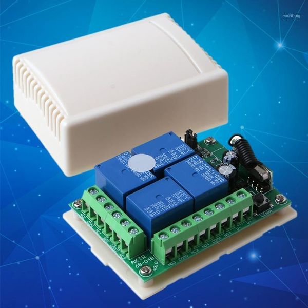dc 12v 4ch remote switch relay receiver module and 433mhz rf remote controller m5td1
dc 12v 4ch remote switch relay receiver module and 433mhz rf remote controller m5td1