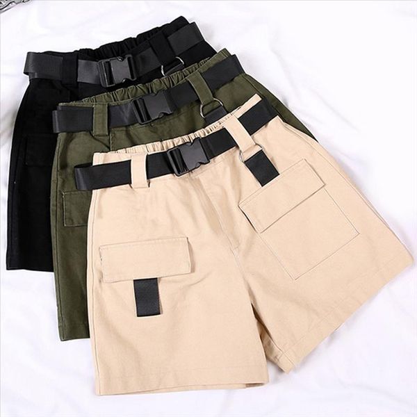 2021 summer womens shorts with belt female high waist large pocket cargo shorts plus size s 2xl cotton shorts spodenki damskie, White;black
2021 summer womens shorts with belt female high waist large pocket cargo shorts plus size s 2xl cotton shorts spodenki damskie, White;black