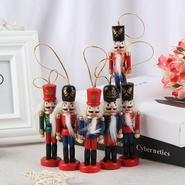 2020 10cm wooden nutcracker doll soldier puppet kids gifts new year christmas tree pendant ornaments decoration
2020 10cm wooden nutcracker doll soldier puppet kids gifts new year christmas tree pendant ornaments decoration