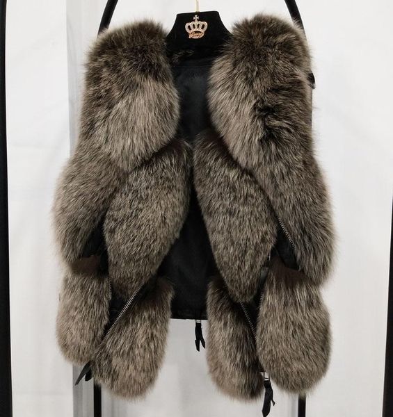 natural fur vest new fashion streetwear thick warm v-neck coats dark jacket women basic coat 100% real natural fur1, Black
natural fur vest new fashion streetwear thick warm v-neck coats dark jacket women basic coat 100% real natural fur1, Black
