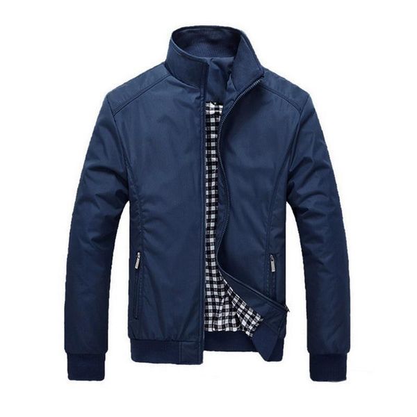 spring autumn men jacket coat singles stand collar casual business portable solid outwear motorcycle male clothing, Black;brown
spring autumn men jacket coat singles stand collar casual business portable solid outwear motorcycle male clothing, Black;brown