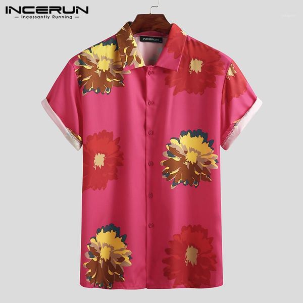 summer flower printed shirt men short sleeve casual streetwear vintage camisa masculina chic lapel 2020 hawaiian shirts incerun1, White;black
summer flower printed shirt men short sleeve casual streetwear vintage camisa masculina chic lapel 2020 hawaiian shirts incerun1, White;black