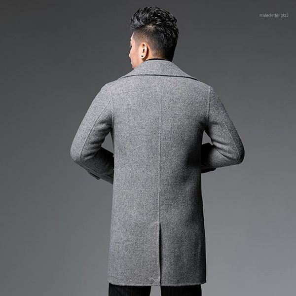 men's wool & blends 100%wool coat autumn winter jacket handmade double-sided woolen coats mens fashion outwear abrigo hombre xch19002 y, Black
men's wool & blends 100%wool coat autumn winter jacket handmade double-sided woolen coats mens fashion outwear abrigo hombre xch19002 y, Black