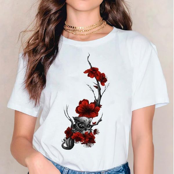 women 2020 casual owl flower lady summer spring t shirt clothes tshirts womens ladies graphic female tee t-shirt clothing, White
women 2020 casual owl flower lady summer spring t shirt clothes tshirts womens ladies graphic female tee t-shirt clothing, White