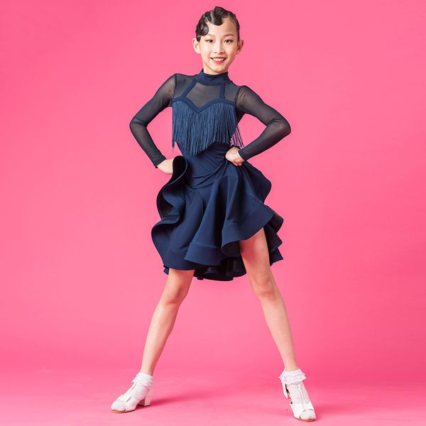 mesh latin dance dress for girls competition costume blue salsa dance wear ballroom practice wear samba dance outfit jl2525, Black;red
mesh latin dance dress for girls competition costume blue salsa dance wear ballroom practice wear samba dance outfit jl2525, Black;red
