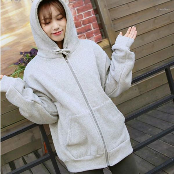 2019 women sweatshirt plus velvet zipper hoodie solid zipper long sleeve casual thick sweatshirts warm autumn loose ladies 1, Black
2019 women sweatshirt plus velvet zipper hoodie solid zipper long sleeve casual thick sweatshirts warm autumn loose ladies 1, Black