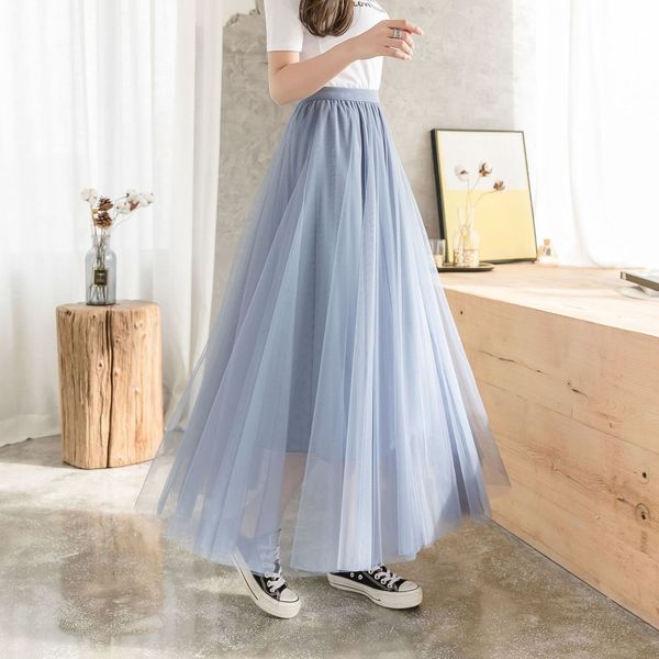 2021 new pure color high waist feminine spring and simple summer temper gauze great balance come out a-line skirt 3bv2, Black
2021 new pure color high waist feminine spring and simple summer temper gauze great balance come out a-line skirt 3bv2, Black