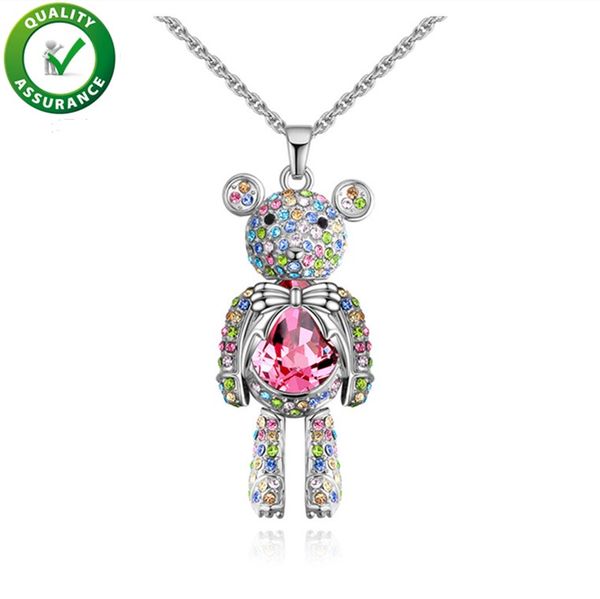 designer necklace wedding jewelry luxury jewelry women necklaces austria crystal bear pendant chain girls fashion wedding accessories love, Silver
designer necklace wedding jewelry luxury jewelry women necklaces austria crystal bear pendant chain girls fashion wedding accessories love, Silver