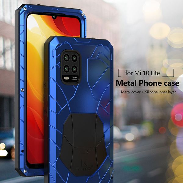 case for xiaomi mi 10 lite 5g with tempered glass heavy duty protection armor shockproof hard aluminum metal mobile phone cases
case for xiaomi mi 10 lite 5g with tempered glass heavy duty protection armor shockproof hard aluminum metal mobile phone cases