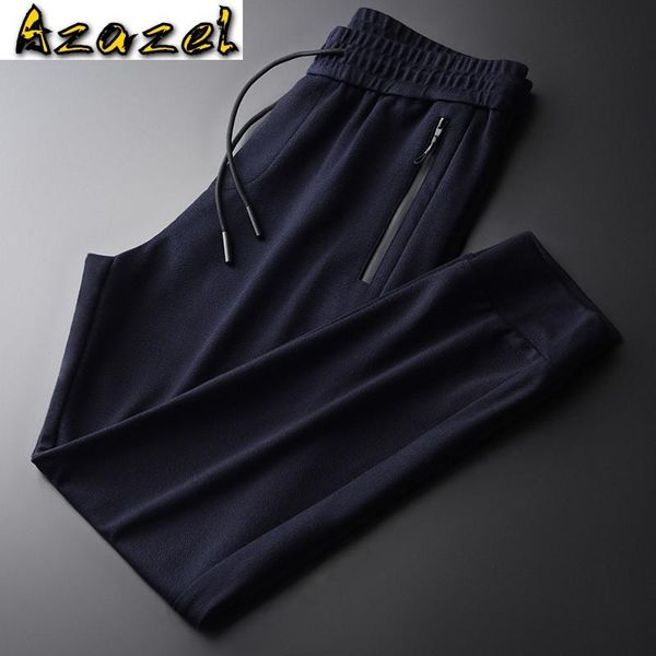 men's pants azazel autumn male solid color casual sport trousers fashion slim fit elastic waist man plus size, Black
men's pants azazel autumn male solid color casual sport trousers fashion slim fit elastic waist man plus size, Black