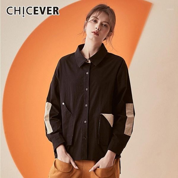 chicever summer casual print irregular women shirt lapel long sleeve button pockets loose plus size female blouse 2019 new1, White
chicever summer casual print irregular women shirt lapel long sleeve button pockets loose plus size female blouse 2019 new1, White