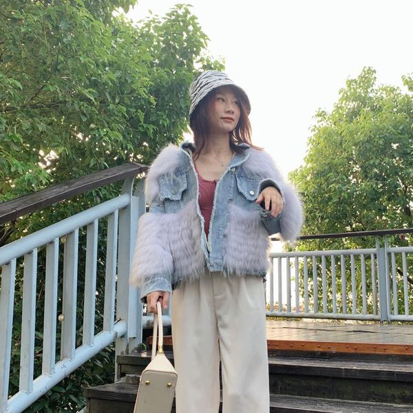 women's fur & faux fashion korean street raccoon coat down cotton female jacket autumn winter coats and jackets women 2021 abrigo mujer, Black
women's fur & faux fashion korean street raccoon coat down cotton female jacket autumn winter coats and jackets women 2021 abrigo mujer, Black