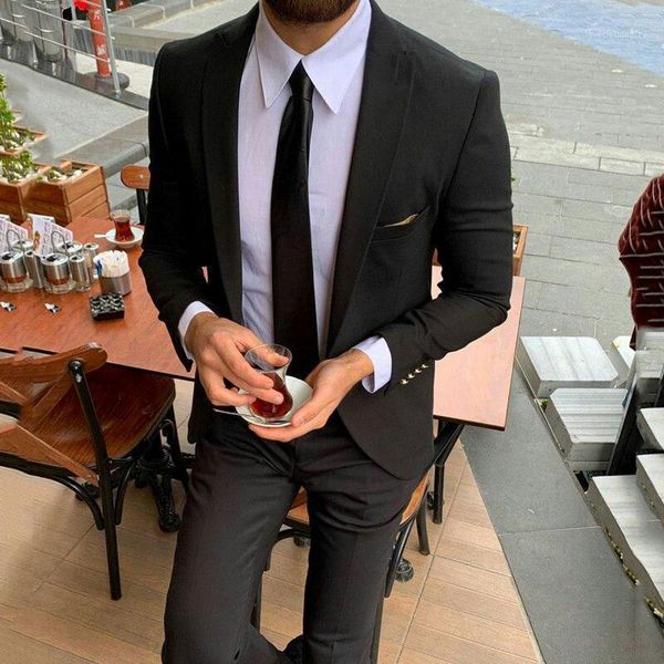 men's suits & blazers peaked lapel black suit pants men business blazer evening party 2piece coat trouser terno masculino slim costume, White;black
men's suits & blazers peaked lapel black suit pants men business blazer evening party 2piece coat trouser terno masculino slim costume, White;black