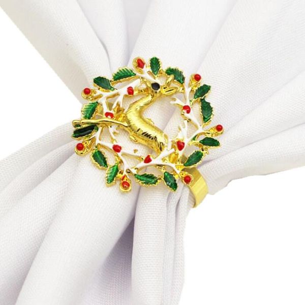 2020 new golden l christmas wreath fawn metal napkin rings for wedding banquet family deer napkin buckle
2020 new golden l christmas wreath fawn metal napkin rings for wedding banquet family deer napkin buckle