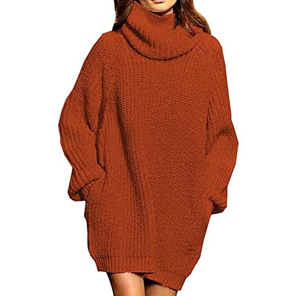 women's sweaters women knitted slit sweater dress autumn winter warm long sleeve turtleneck pullover casual solid loose dresses jumper, White;black
women's sweaters women knitted slit sweater dress autumn winter warm long sleeve turtleneck pullover casual solid loose dresses jumper, White;black