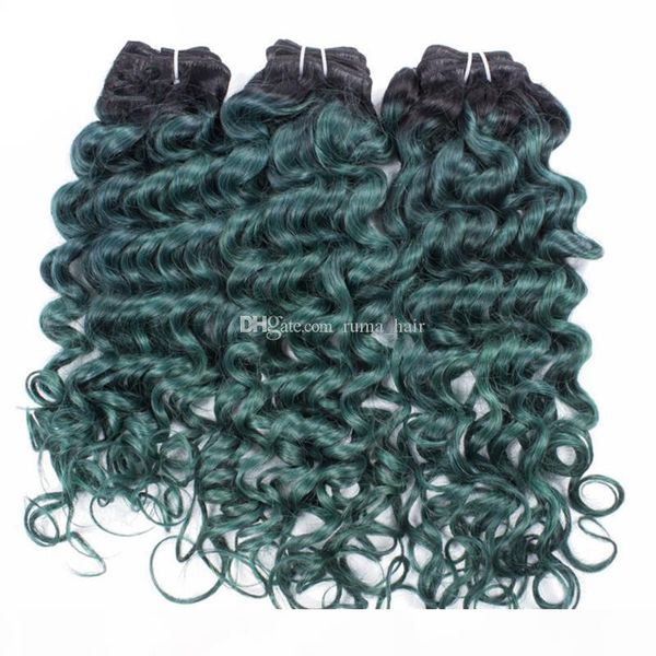 two tone green deep wave hair extension 3 bundles deep wave curly green ombre peruvian virgin human hair weft 3pcs lot, Black;brown
two tone green deep wave hair extension 3 bundles deep wave curly green ombre peruvian virgin human hair weft 3pcs lot, Black;brown
