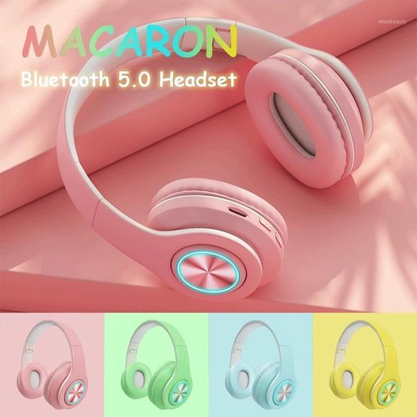 macaron hifi stereo earphones for girls 5.0 blutooth headphone with mic for mobile wireless music headset fm and support sd card1
macaron hifi stereo earphones for girls 5.0 blutooth headphone with mic for mobile wireless music headset fm and support sd card1