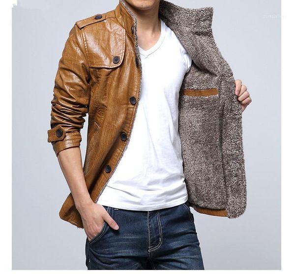 winter outwear male pu leather jacket casual jaqueta couro masculina single breasted black motorcycle jackets cj2281
winter outwear male pu leather jacket casual jaqueta couro masculina single breasted black motorcycle jackets cj2281