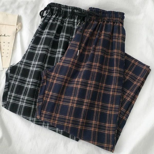 houzhou winter warm plaid pants women high waist vintage pants for women autumn wide leg pants casual trousers women 210319, Black;white
houzhou winter warm plaid pants women high waist vintage pants for women autumn wide leg pants casual trousers women 210319, Black;white