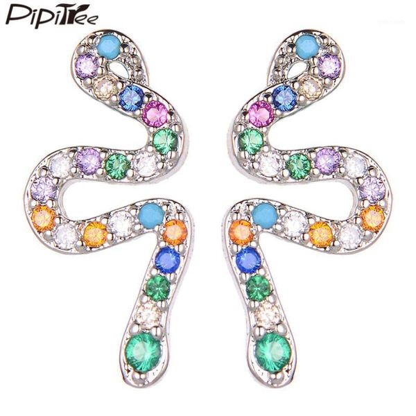 stud pipitree fashion snake earrings for women lady multicolor cubic zirconia crystal costume ear studs jewelry1, Golden;silver
stud pipitree fashion snake earrings for women lady multicolor cubic zirconia crystal costume ear studs jewelry1, Golden;silver