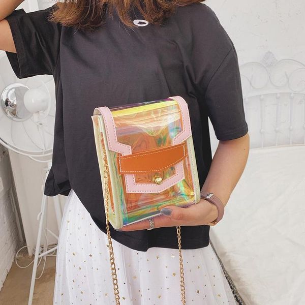 fashion transparent shoulder handbags casual women laser pvc small chain flap crossbody bags girls phone money messenger bags
fashion transparent shoulder handbags casual women laser pvc small chain flap crossbody bags girls phone money messenger bags