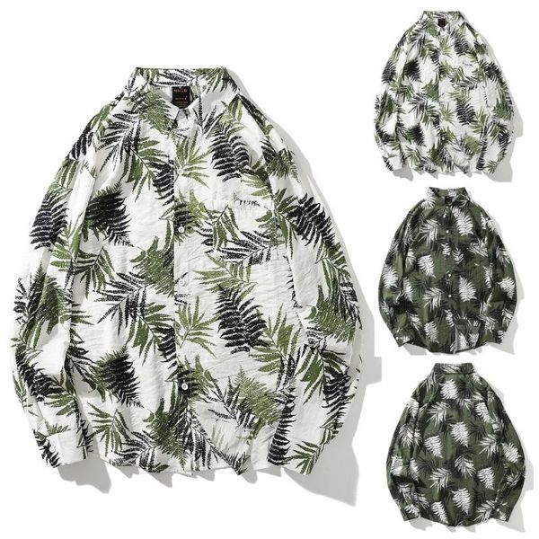men's casual shirts men autumn shirt long sleeve printed blouse dress hawaiian plus size camisa masculina camisas hombre, White;black
men's casual shirts men autumn shirt long sleeve printed blouse dress hawaiian plus size camisa masculina camisas hombre, White;black