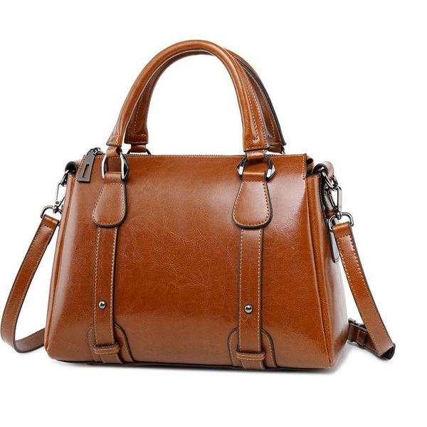 retro fashion lady's handbag oil-wax cowhide women shoulder bag big capacity travel bag casual female
retro fashion lady's handbag oil-wax cowhide women shoulder bag big capacity travel bag casual female