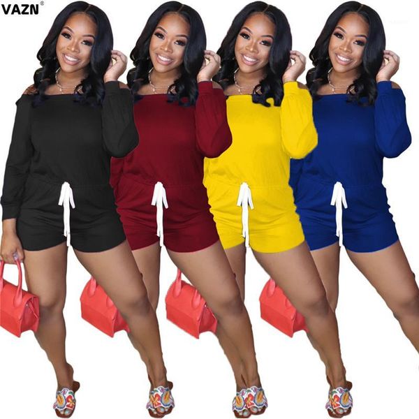 vazn summer 2020 sporty active wear lady women short playsuits long sleeve o-neck bandage rompers1, Black;white
vazn summer 2020 sporty active wear lady women short playsuits long sleeve o-neck bandage rompers1, Black;white