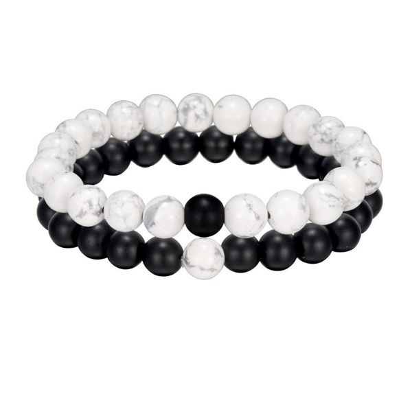 fnio 2pcs / set couples distance bracelet natural stone classic black and white yin yang bracelets for men woman friend hot
fnio 2pcs / set couples distance bracelet natural stone classic black and white yin yang bracelets for men woman friend hot