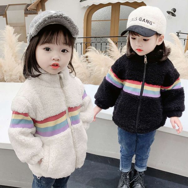 wool clothing winter 20 thickened coat sweater girls' cotton children's autumn cardigan, Black
wool clothing winter 20 thickened coat sweater girls' cotton children's autumn cardigan, Black