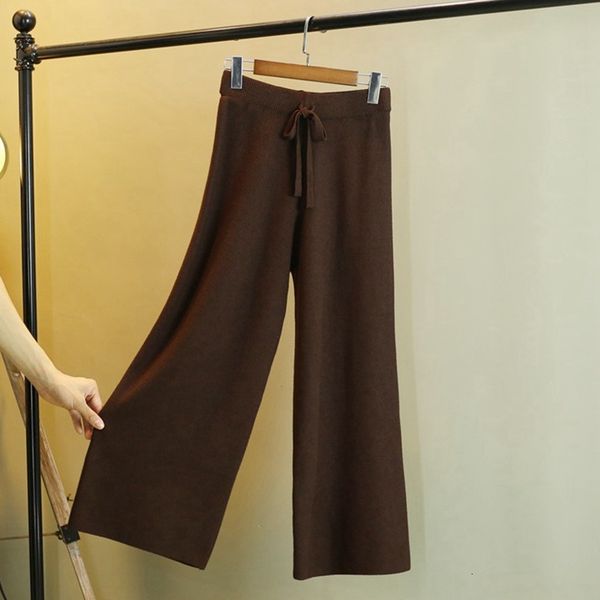 2021 women knitted wide leg pants new thick warm fashion autumn winter trousers elastic high waist female casual loose pant v6eh, Black;white
2021 women knitted wide leg pants new thick warm fashion autumn winter trousers elastic high waist female casual loose pant v6eh, Black;white