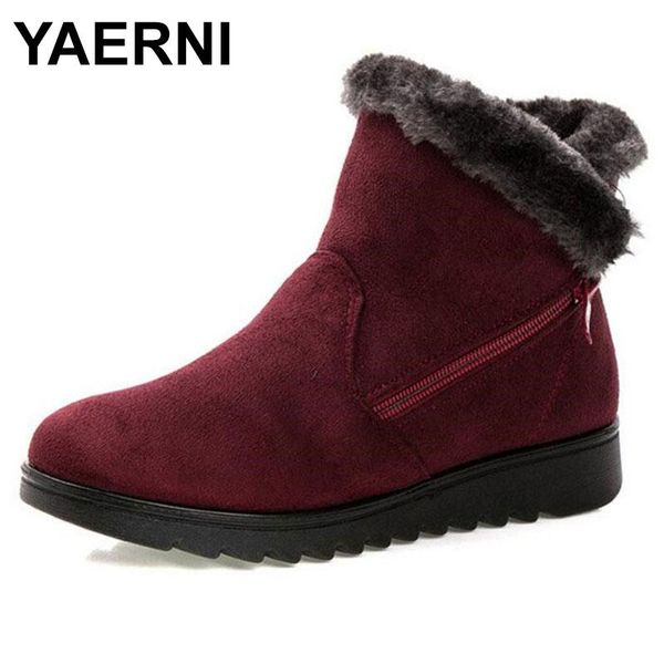 yaerniwomen zip winter snow boots ladies warm fur suede wedge ankle boot female 2020 fashion casual shoes comfort footwear plus, Black
yaerniwomen zip winter snow boots ladies warm fur suede wedge ankle boot female 2020 fashion casual shoes comfort footwear plus, Black