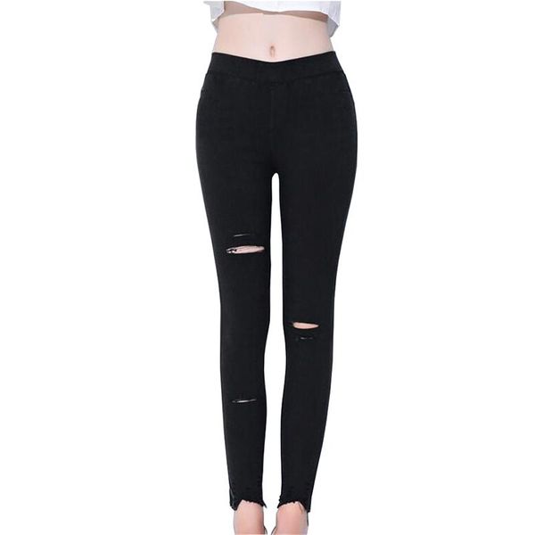 women's jeans 2021 high elasticity washed women plus size knee hole imitate denim casual trousers female slim pencil pants g873, Blue
women's jeans 2021 high elasticity washed women plus size knee hole imitate denim casual trousers female slim pencil pants g873, Blue