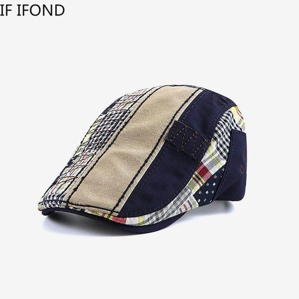 buahinia autumn winter man vintage plaid cotton newsboy cap fashion boinas cabbie hats casual brand flat caps for men, Blue;gray
buahinia autumn winter man vintage plaid cotton newsboy cap fashion boinas cabbie hats casual brand flat caps for men, Blue;gray