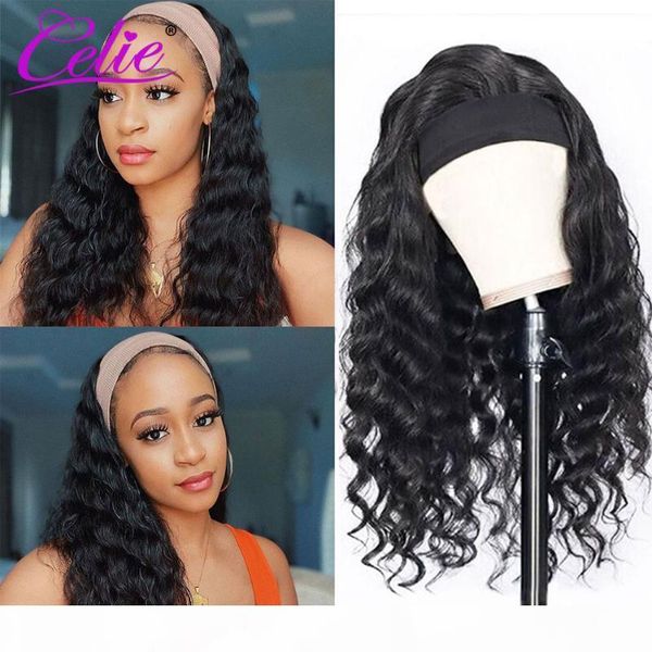 celie hair headband wig loose deep wave wig 150% glueless loose deep wave human hair wigs for black women scarf headband, Black;brown
celie hair headband wig loose deep wave wig 150% glueless loose deep wave human hair wigs for black women scarf headband, Black;brown