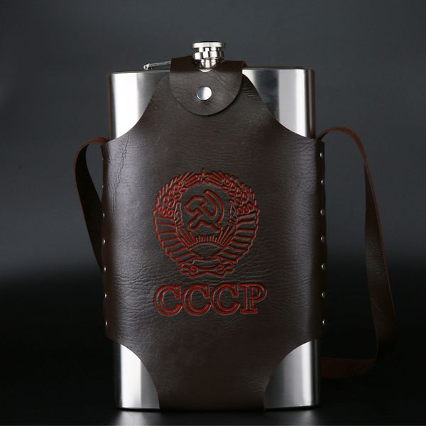 thick stainless steel rectangle hip flask with portable handbag outdoor large capacity 64oz metal wine bottles flat water kettle cfyl0169
thick stainless steel rectangle hip flask with portable handbag outdoor large capacity 64oz metal wine bottles flat water kettle cfyl0169
