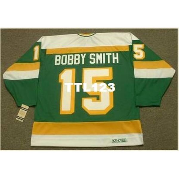 men #15 bobby smith minnesota north stars 1981 ccm vintage home hockey jersey or custom any name or number retro jersey, Black
men #15 bobby smith minnesota north stars 1981 ccm vintage home hockey jersey or custom any name or number retro jersey, Black