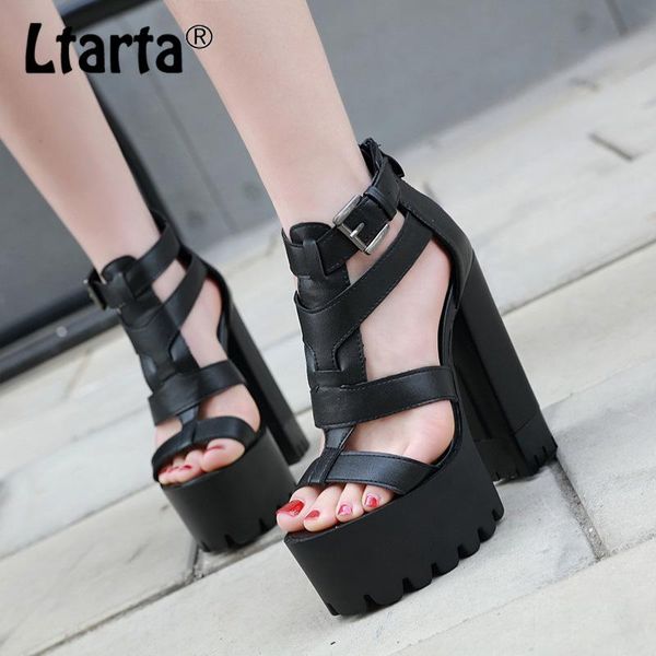 dress shoes ltarta 2021 summer fashion hate sky high thick bottom heel waterproof platform nightclub hollow female women's sandals, Black
dress shoes ltarta 2021 summer fashion hate sky high thick bottom heel waterproof platform nightclub hollow female women's sandals, Black