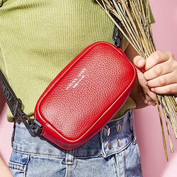 female casual rectangle shape mini portable single-shoulder bag cowhide leather phone coin bag new trend handbag crossbody bags
female casual rectangle shape mini portable single-shoulder bag cowhide leather phone coin bag new trend handbag crossbody bags