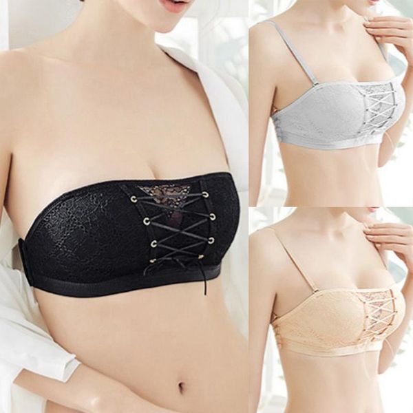 bras lasperal strapless women underwear small chest gather no steel ring strap non-slip dress bra lace beautiful back tube top, Red;black
bras lasperal strapless women underwear small chest gather no steel ring strap non-slip dress bra lace beautiful back tube top, Red;black