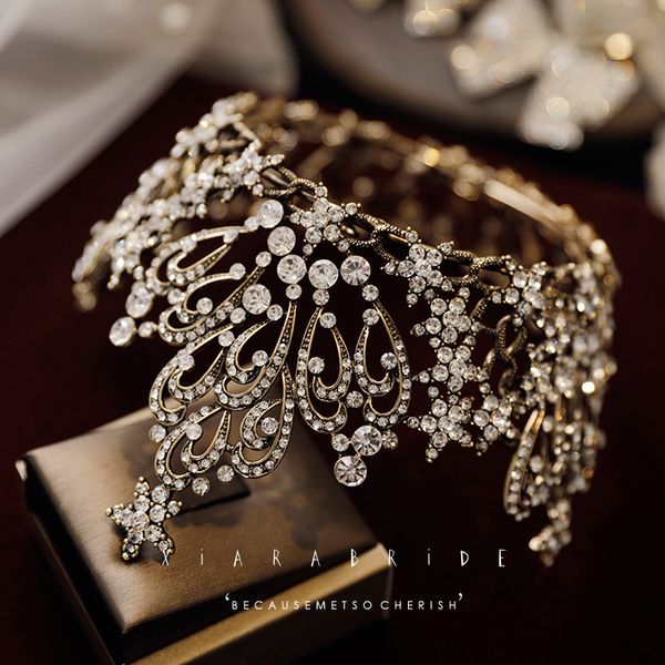 xiala изысканная роскошь индивидуальный кофе золото флэш-алмаз свадебный венец головной убор свадебные платья фотографии и макияж аксессуары, Silver
xiala изысканная роскошь индивидуальный кофе золото флэш-алмаз свадебный венец головной убор свадебные платья фотографии и макияж аксессуары, Silver