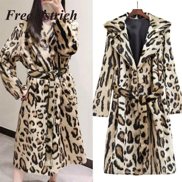 women's wool & blends ostrich women overcoat with belt leopard print long loose jacket pockets oversize coats and button winter coat, Black
women's wool & blends ostrich women overcoat with belt leopard print long loose jacket pockets oversize coats and button winter coat, Black