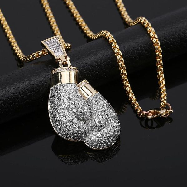 pendant necklaces iced out bling cubic zircon boxing gloves necklace men's hip hop rock jewelry fashion party gift, Silver
pendant necklaces iced out bling cubic zircon boxing gloves necklace men's hip hop rock jewelry fashion party gift, Silver