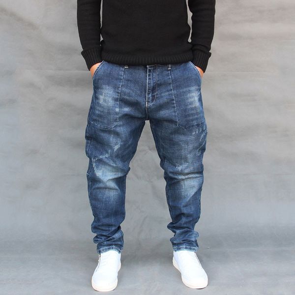 men's brim 2020 new korean denim tapered feet hare big street dance hip hop pants bigger 29-40 adei, White;black
men's brim 2020 new korean denim tapered feet hare big street dance hip hop pants bigger 29-40 adei, White;black
