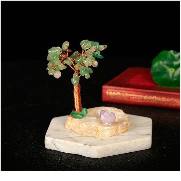 1pc natural crystal fluorspar gravel tree copper wire winding home mineral nordic shelf home decoracion hogar pa jllivx, Black
1pc natural crystal fluorspar gravel tree copper wire winding home mineral nordic shelf home decoracion hogar pa jllivx, Black