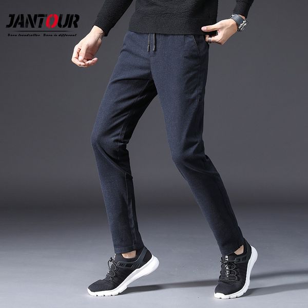 2019 new autumn winter men's pants cotton man pants thick straight classic business casual male blue trousers men c1018, Black
2019 new autumn winter men's pants cotton man pants thick straight classic business casual male blue trousers men c1018, Black